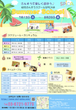 さんすうで楽しく遊ぼう♪サマースクール開講のお知らせの画像