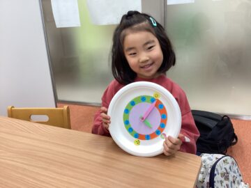 さんすう工作〜時計〜の画像